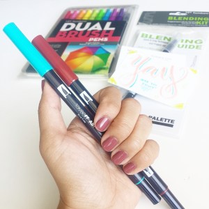 Tombow dual brush pens