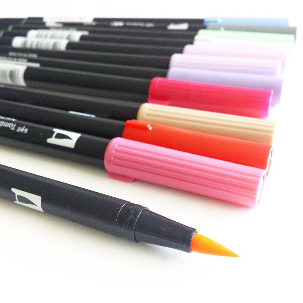 Tombow dual brush pen - flexible tip
