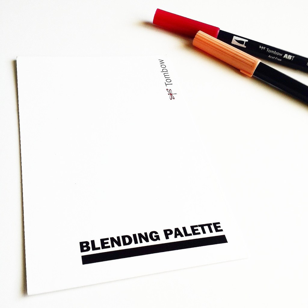 Tombow blending palette