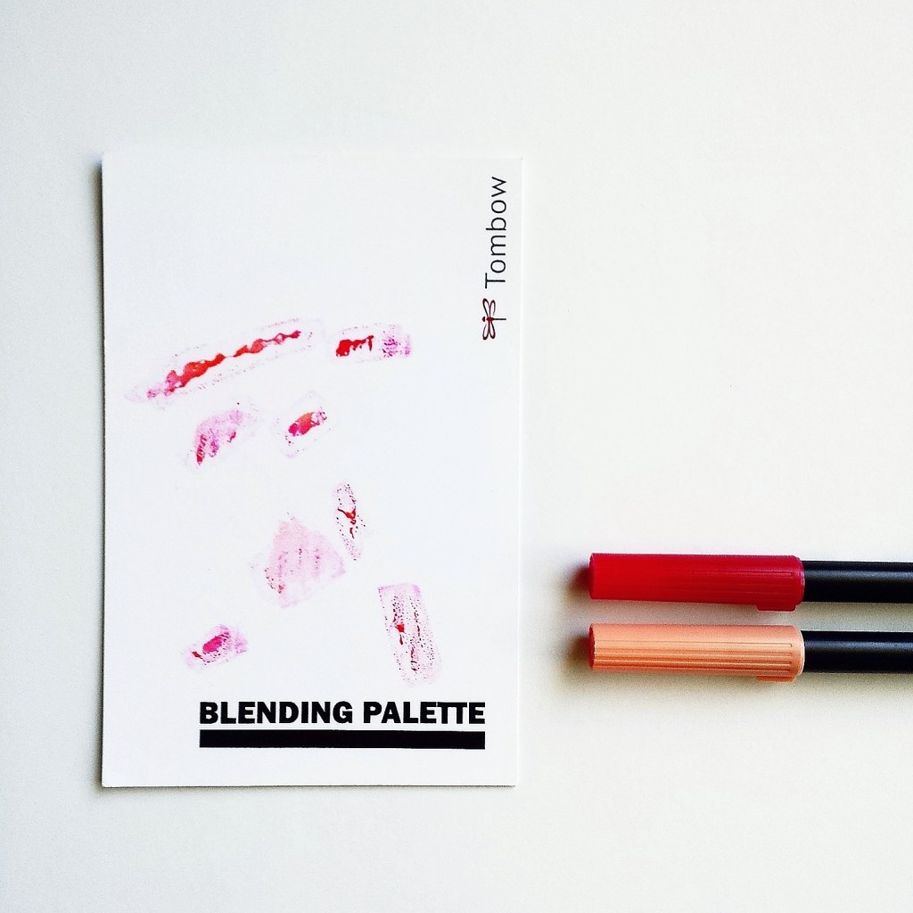 Tombow blending palette