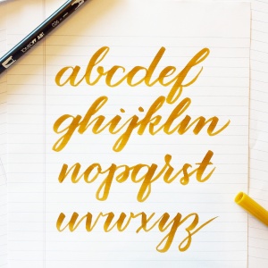 improve brush lettering