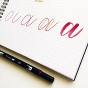 thin to thick strokes