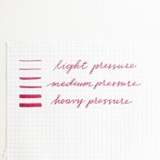 thin to thick strokes