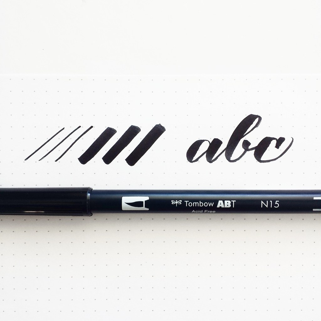 brush pen comparison