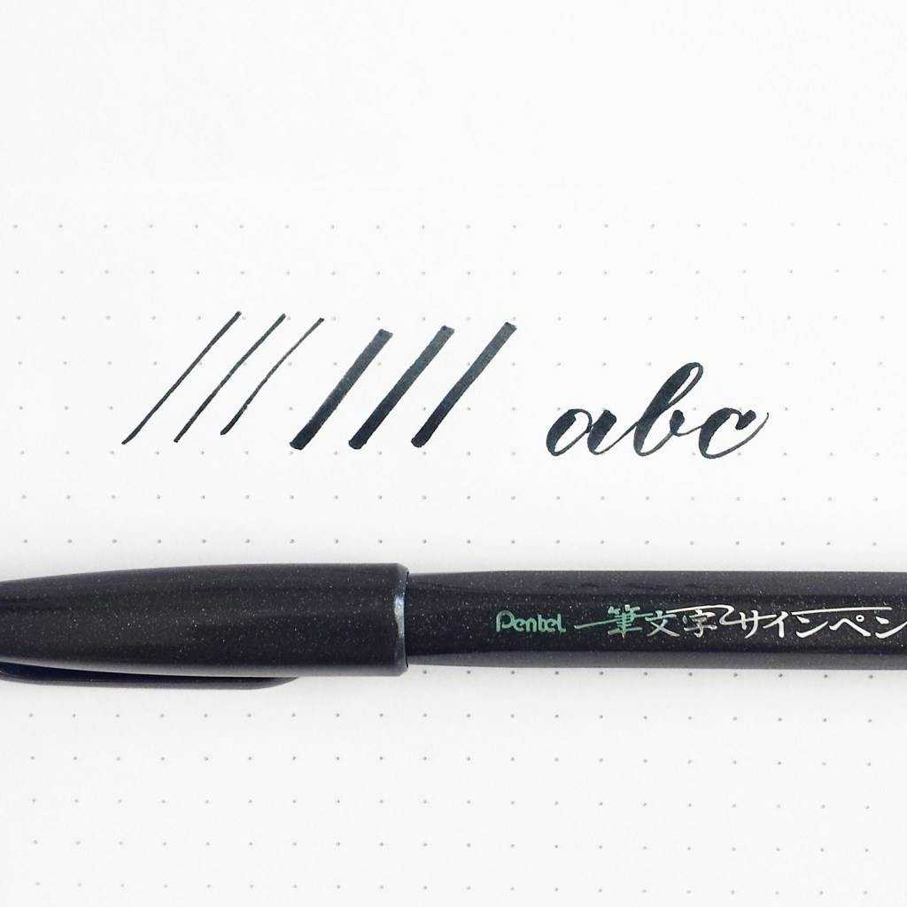 brush pen comparison
