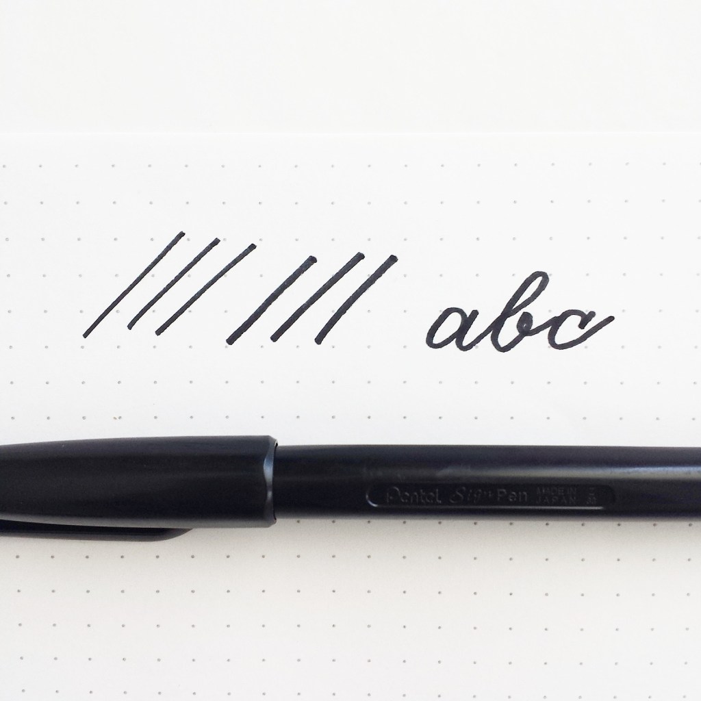 brush pen comparison