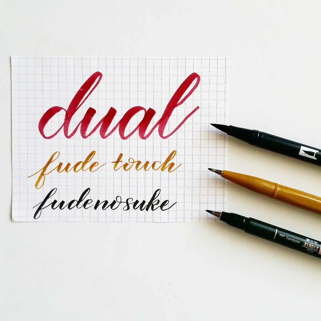 brush calligraphy thin strokes
