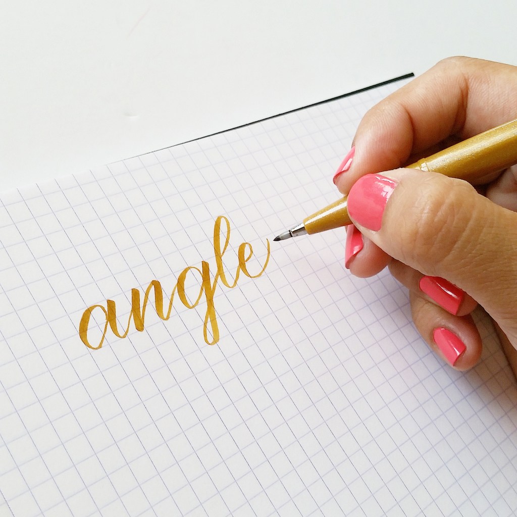 brush calligraphy thin strokes