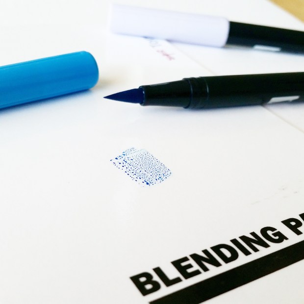 How to blend with the Tombow blending palette and dual brush pens ...