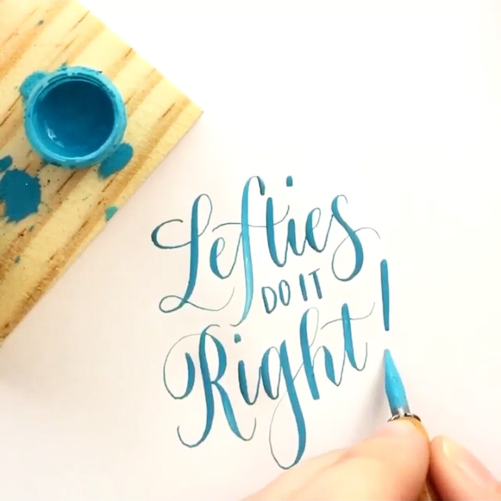 Can lefties do calligraphy? (Plus 7 things you should know as a left-handed calligrapher)