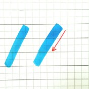 basic strokes: full pressure stroke