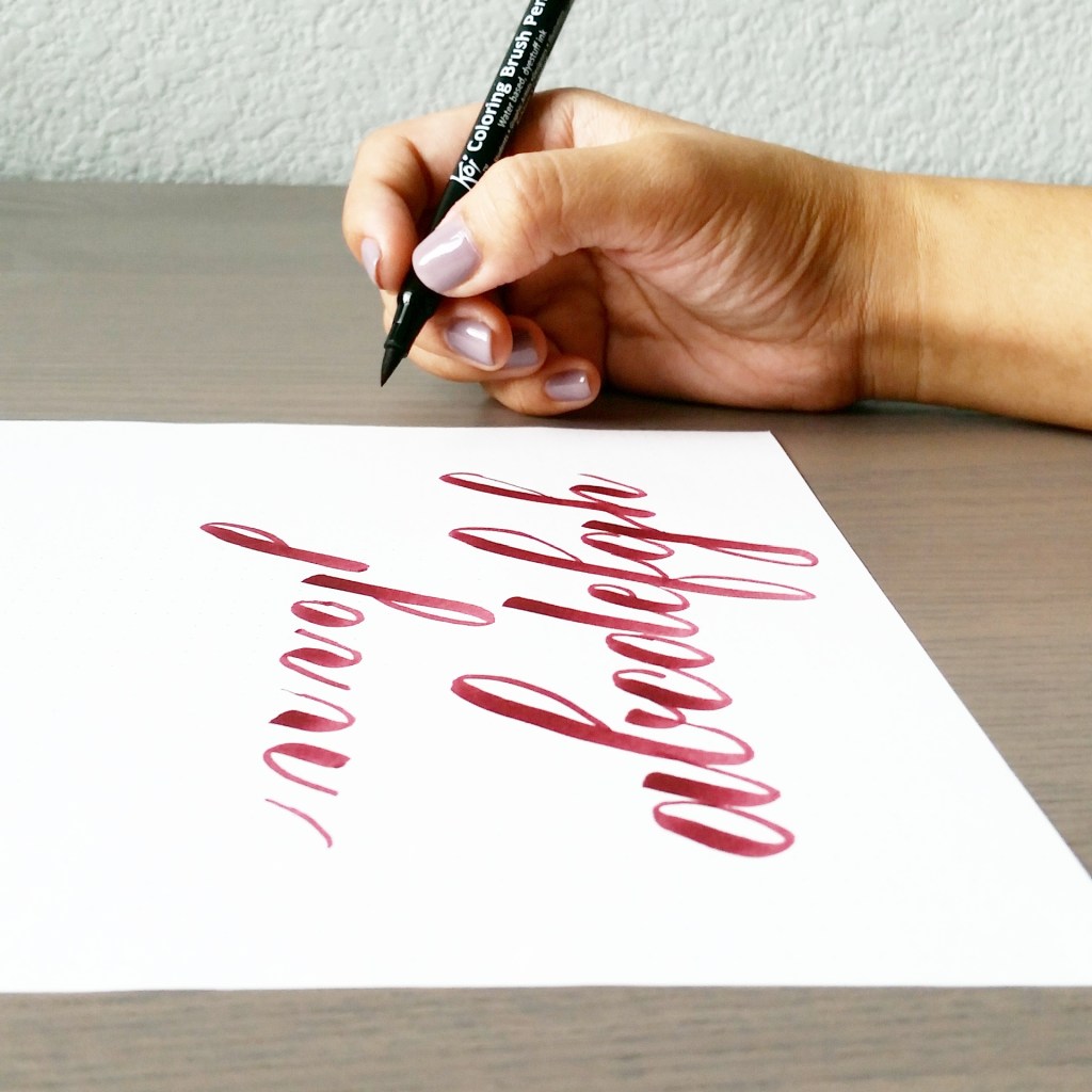 connecting basic strokes to form letters