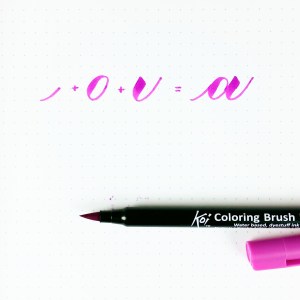 Improve your letters by practicing with two different colors – Pieces ...