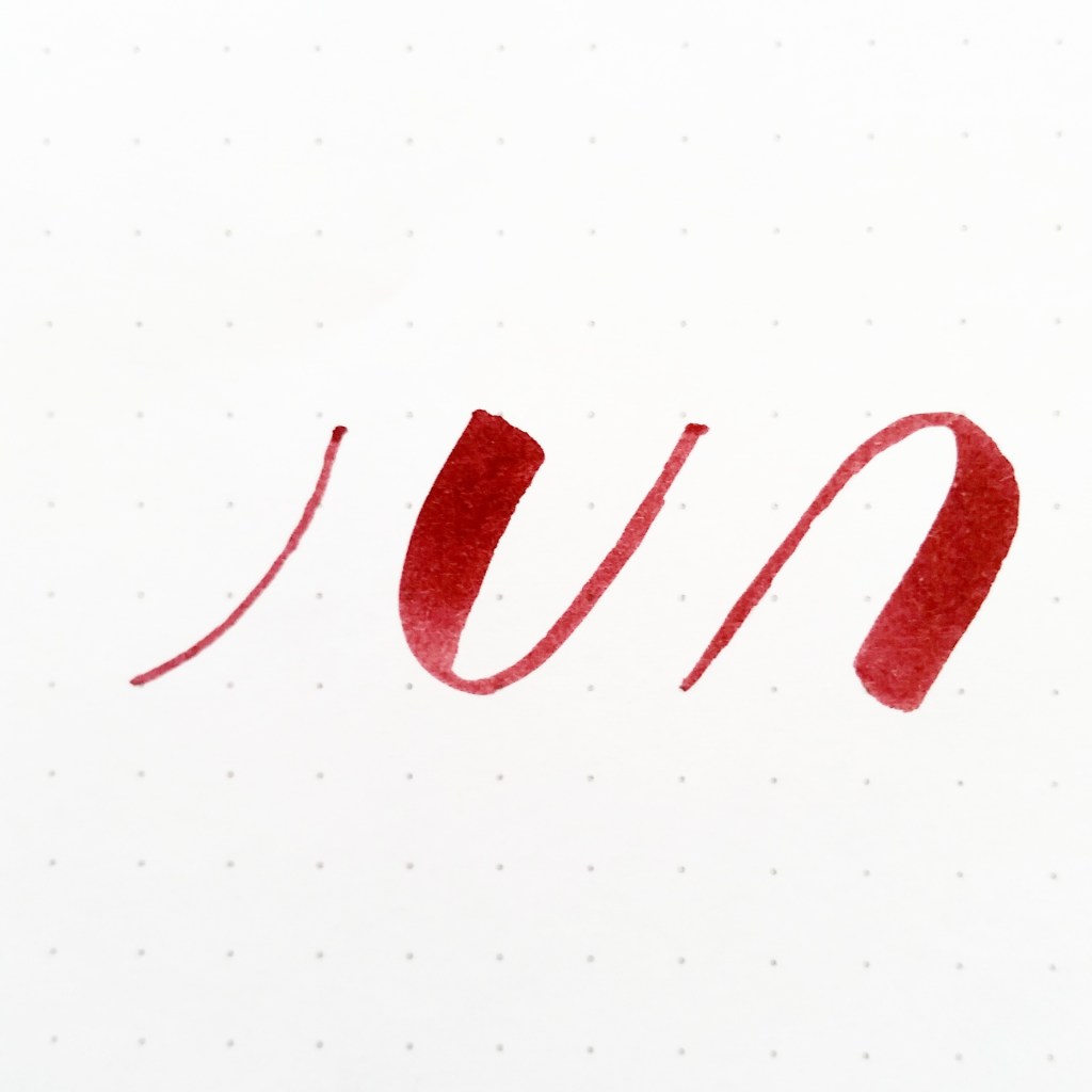 improving thin upstrokes