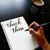 In action: Sakura pigma professional brush