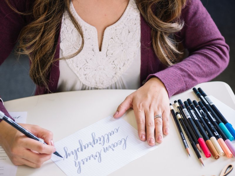 31 days of brush calligraphy (#youtober&nbsp;series)