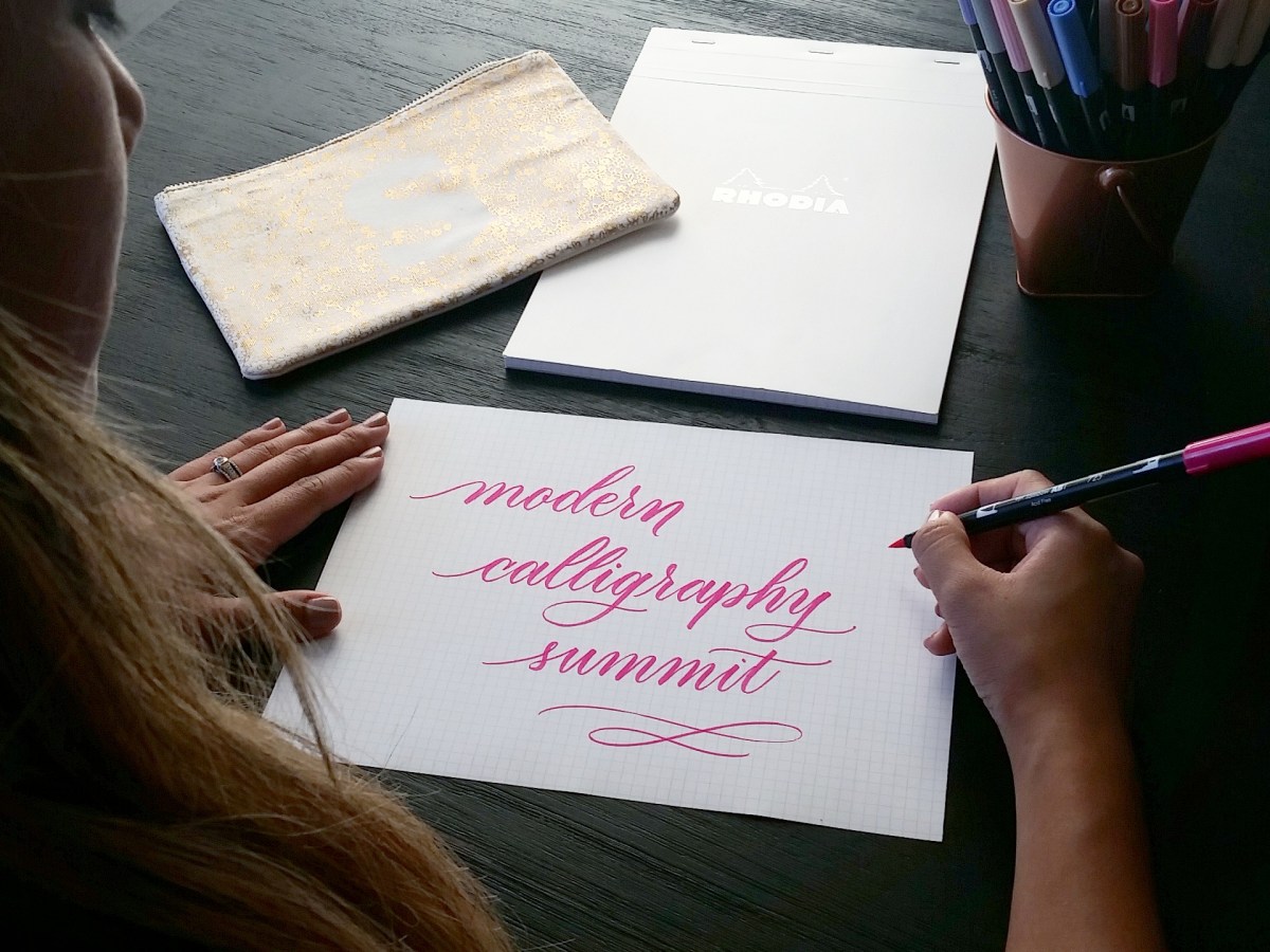 I’m teaching at the Modern Calligraphy Summit&nbsp;2.0!